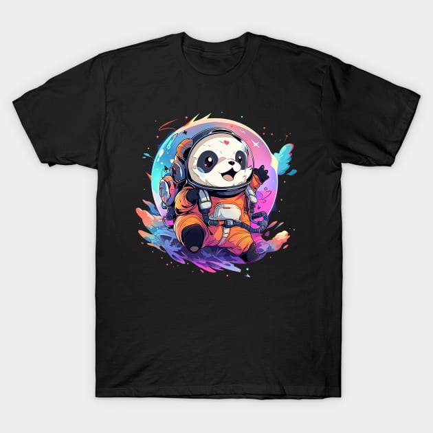 space panda T-Shirt by dorapeterx